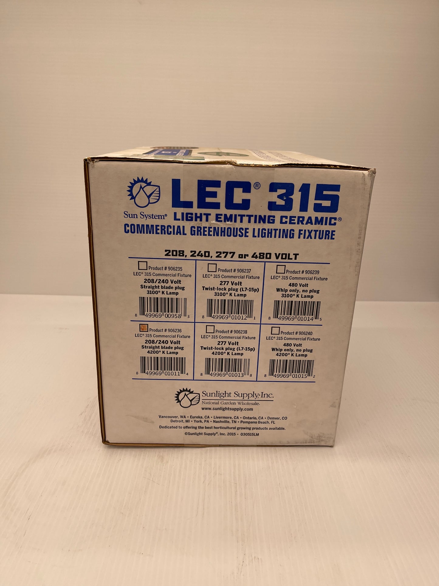 LEC 315 Watt 240V Ceramic Metal Halide w/ 4200K Philips Bulb for Vegetative Stage