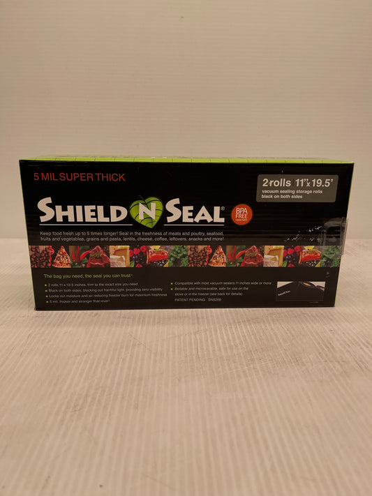 Shield and Seal (2)  11"x 19.5' All Black Rolls