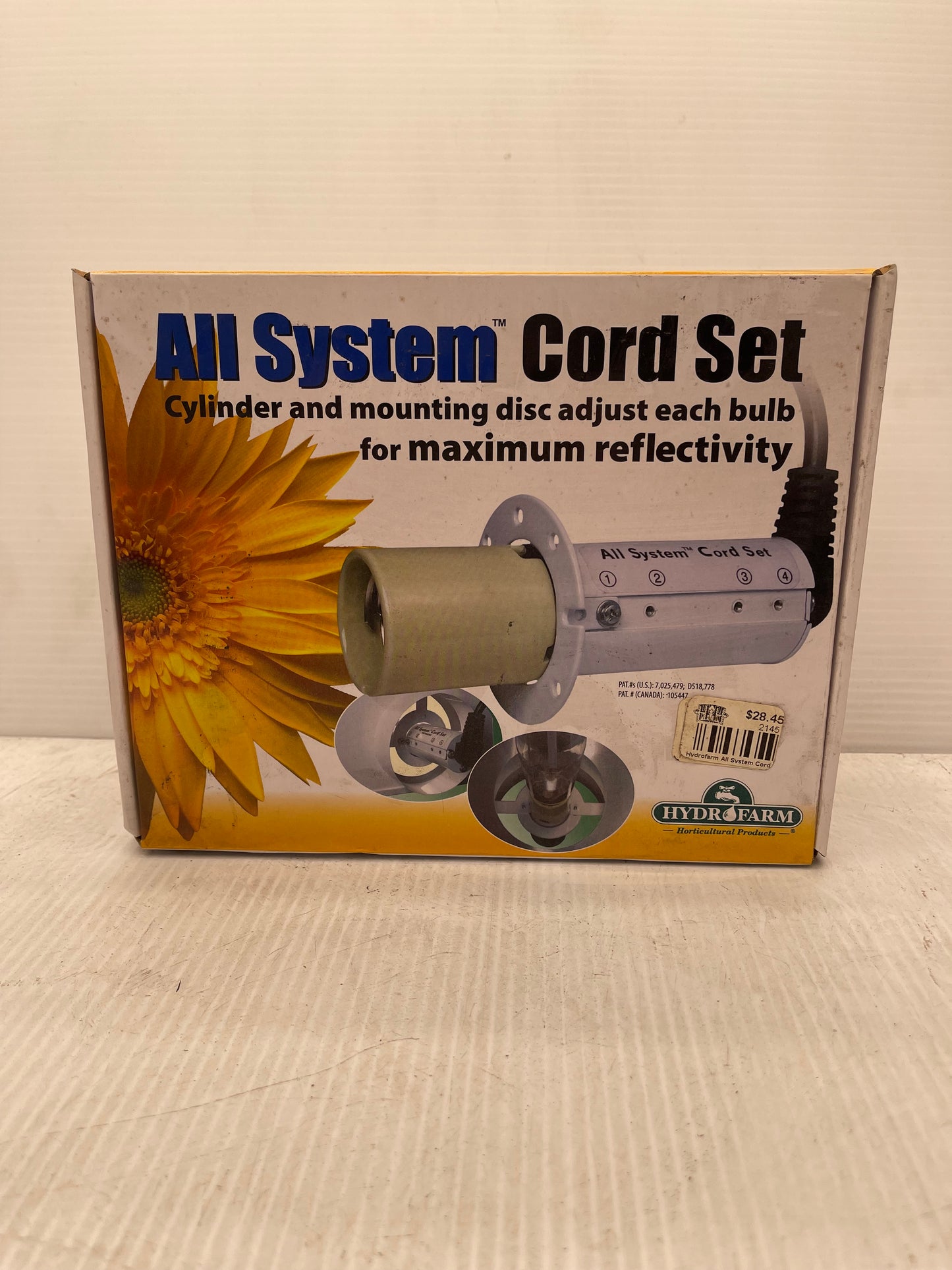 Hydrofarm Style All System Cord Set 15 ft