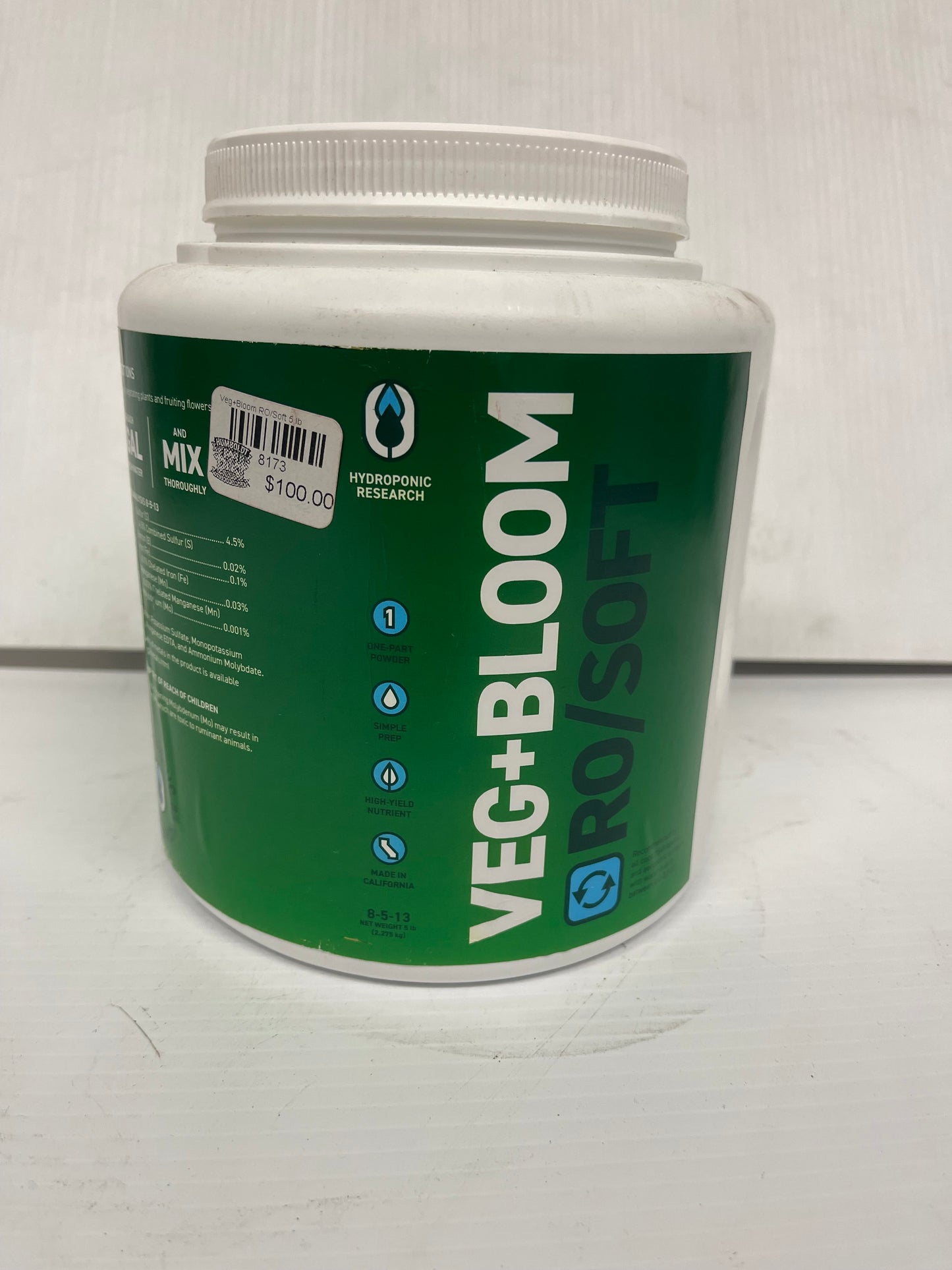Veg+Bloom RO/Soft 5 lbs