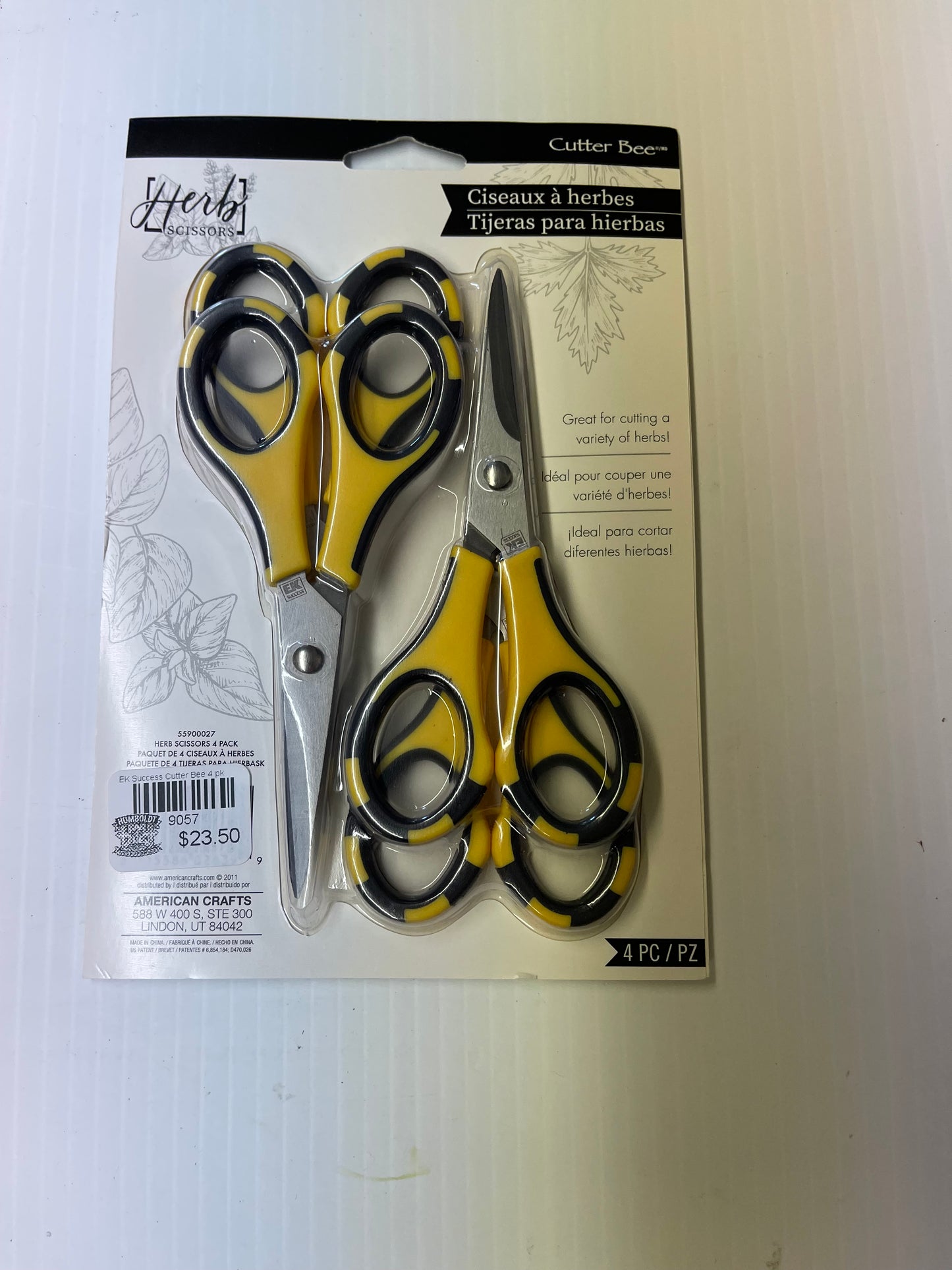 EK Success 4 Pack Cutter Bee Scissors