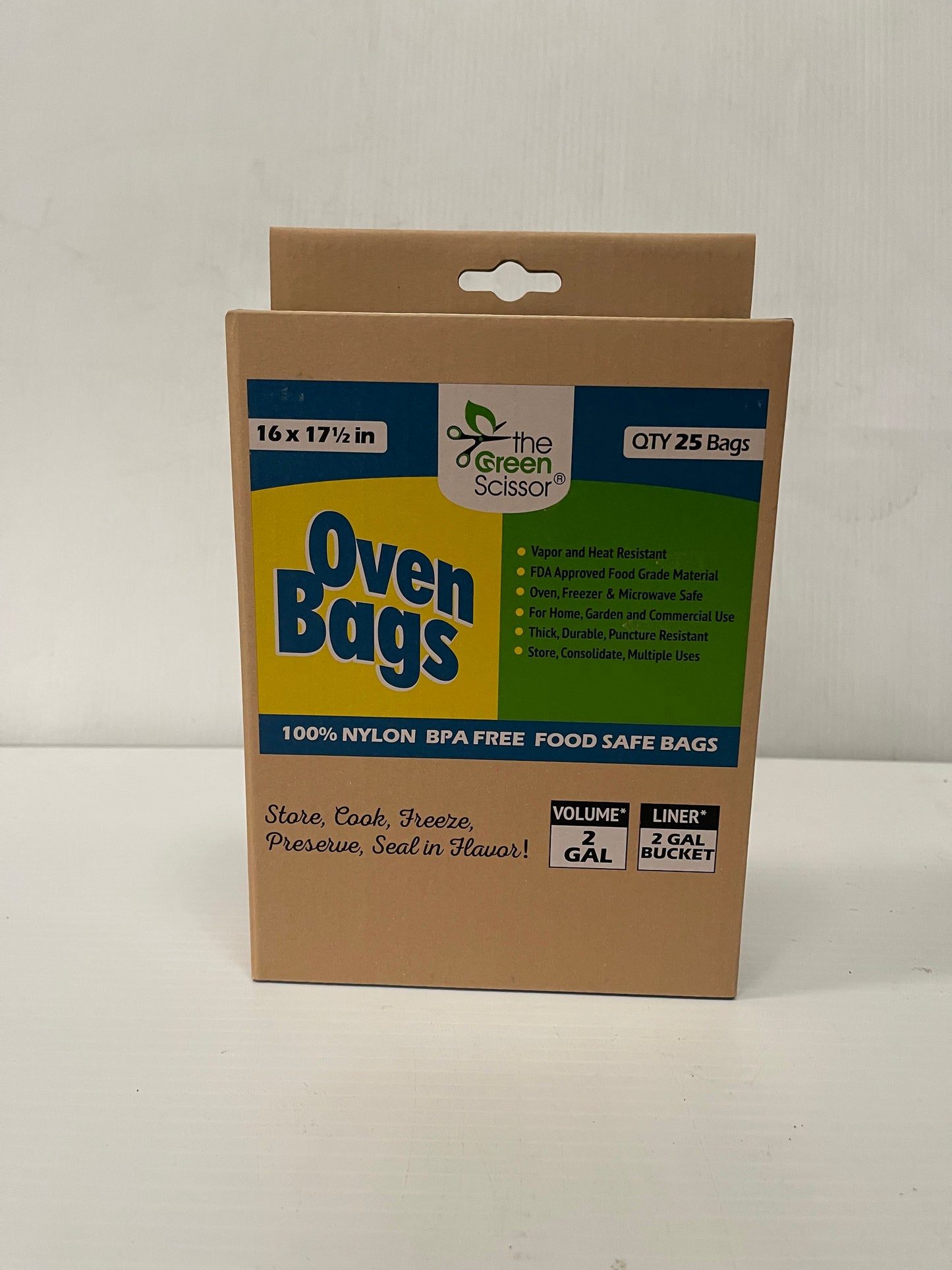 The Green Scissor Oven Bags 25 pack