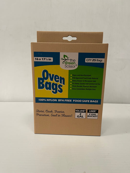 The Green Scissor Oven Bags 25 pack