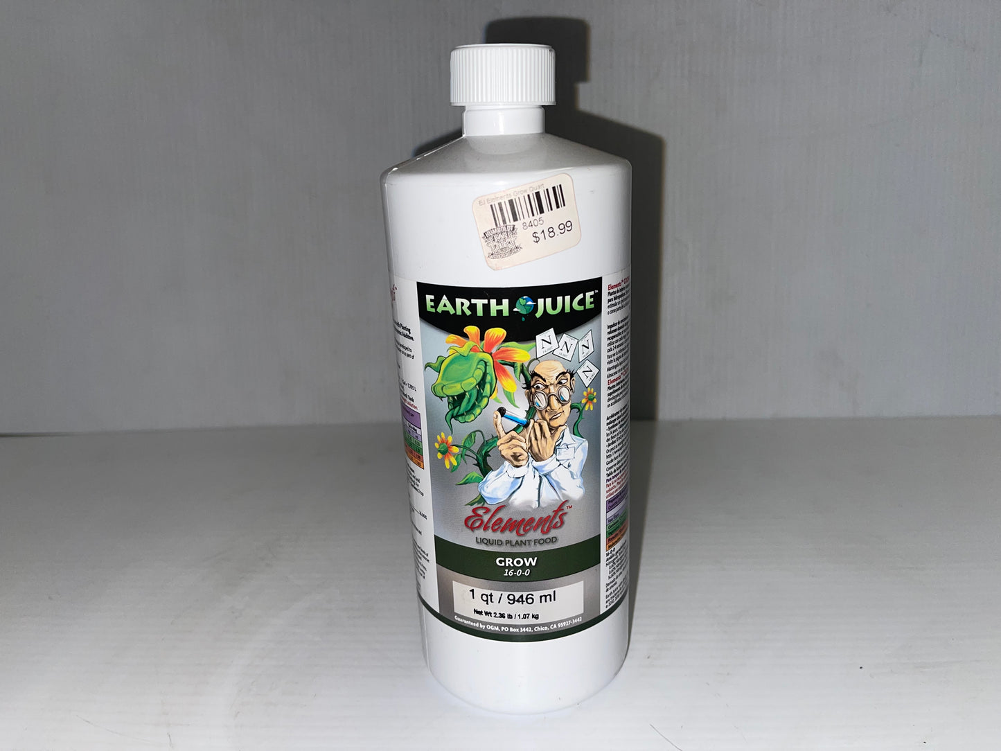 Earth Juice Elements Grow 1 Quart 16-0-0