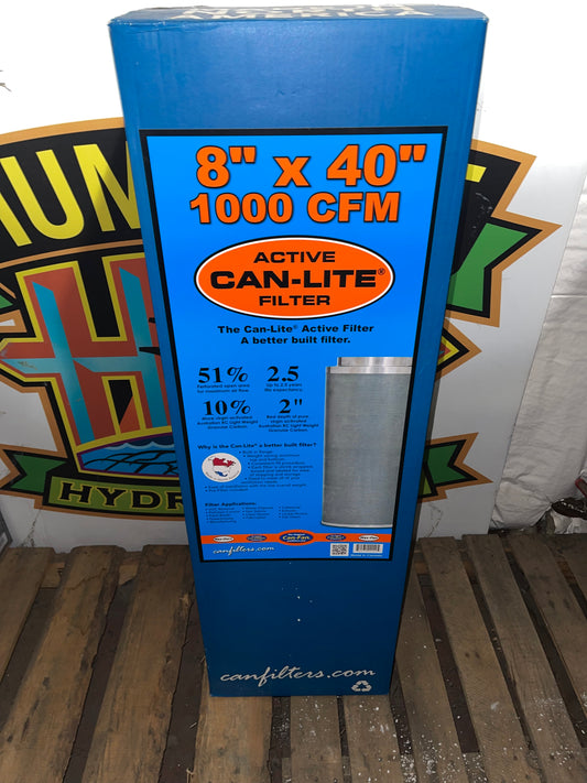 Can-Lite  8" x 40" 1000cfm Carbon Filter