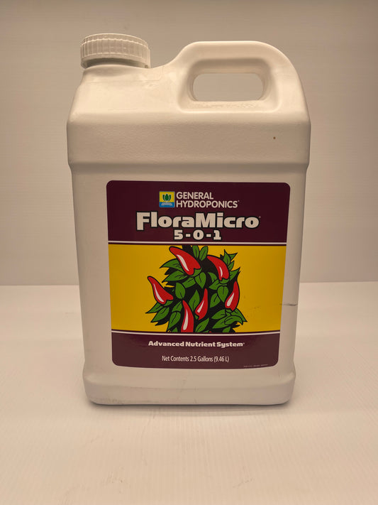 General Hydroponics Flora Micro 2.5 Gallon
