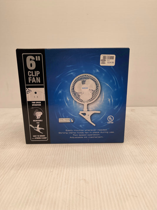 Hurricane 6" Clip-on fan