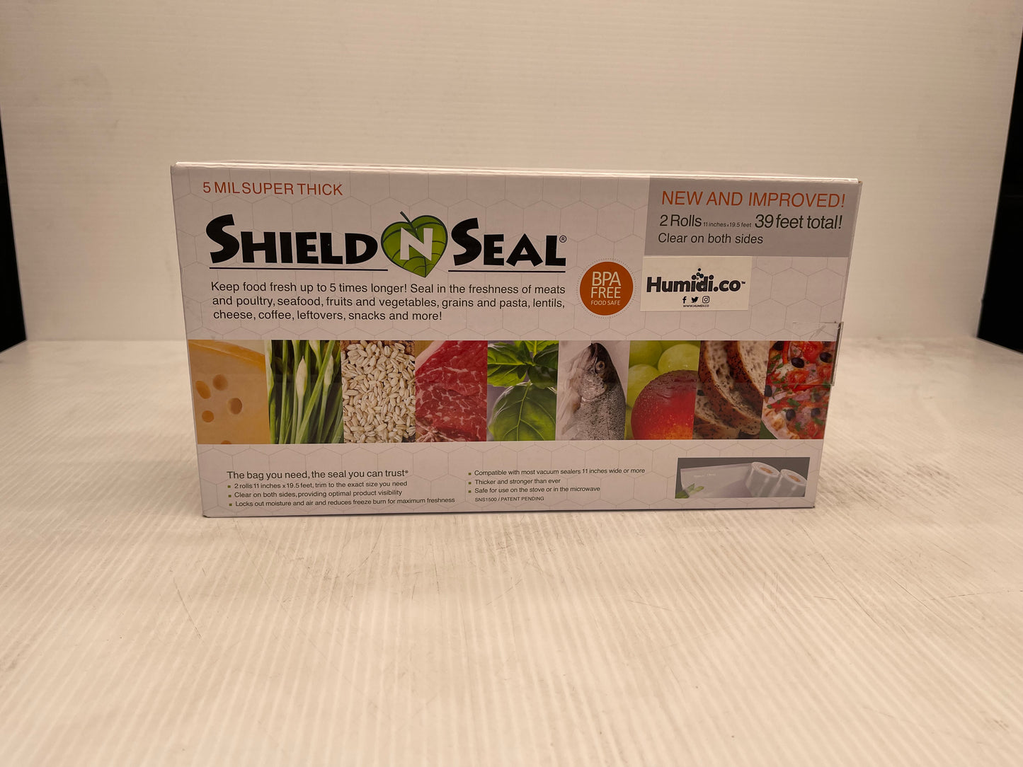 Shield and Seal (2) 11" x 19.5' All Clear Rolls