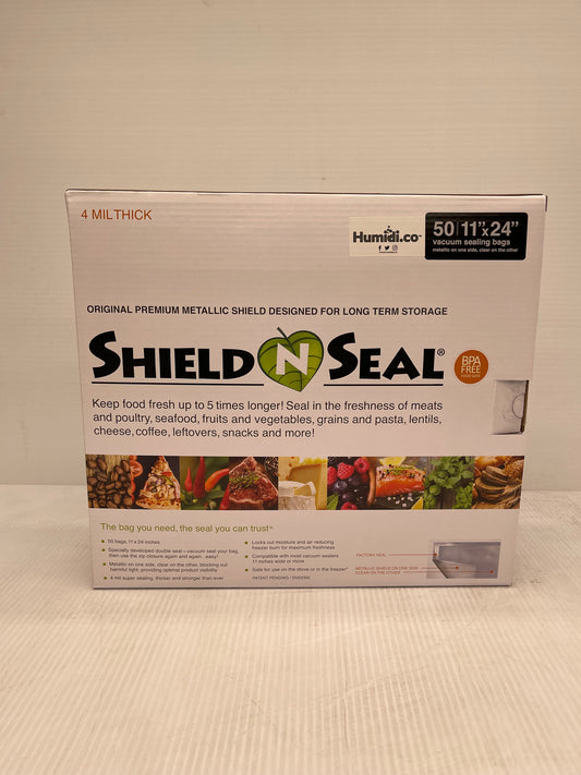 Shield and Seal 11" x 24" Mylar and Clear Seal bags