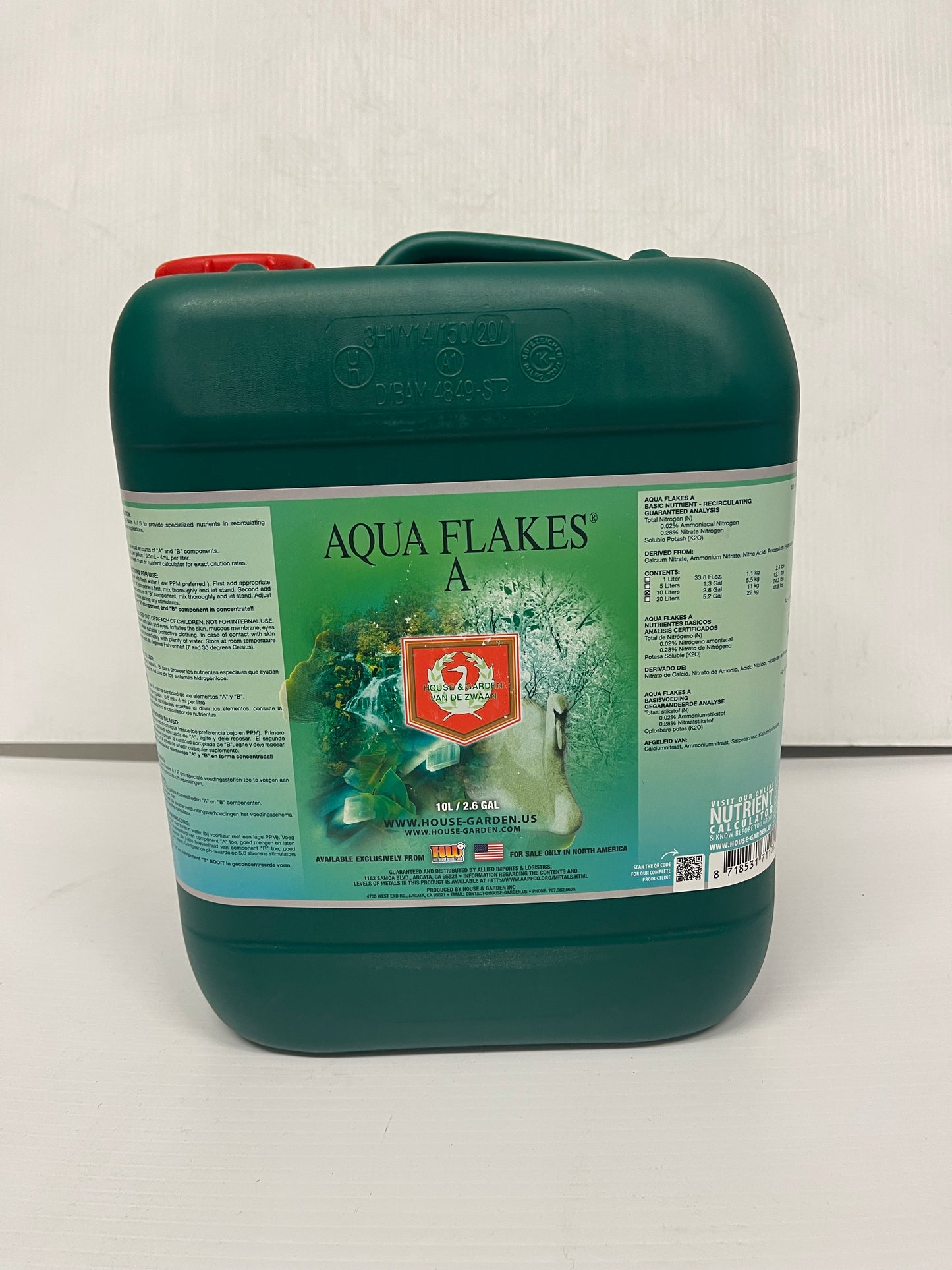 House and Garden Aqua Flakes Part A 5 Liter
