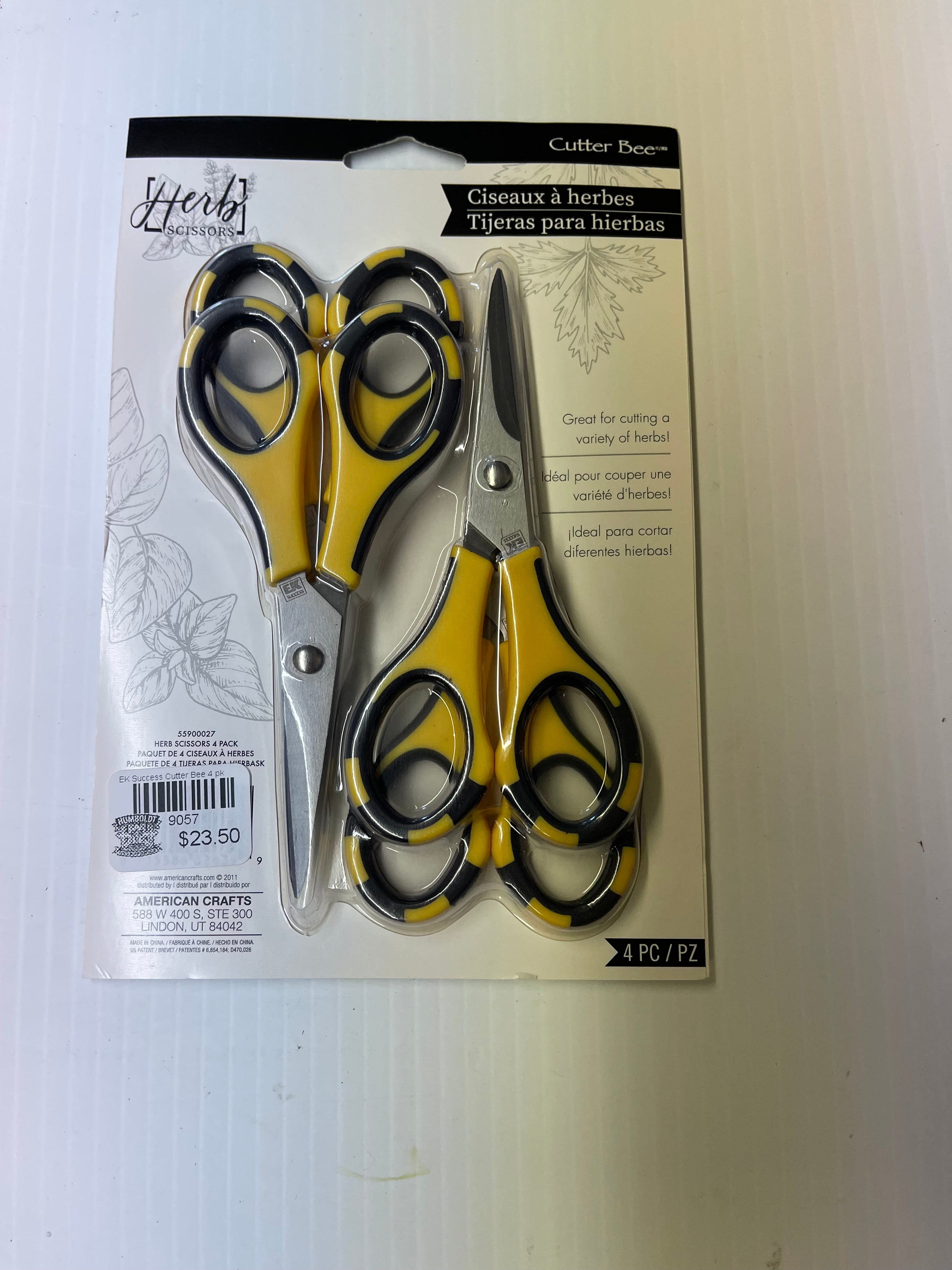 Bee Scissors EK Success 4 Pack Cutter Bee Scissors – Humboldt Hydroponics