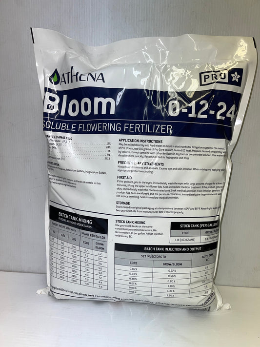 Athena Pro Bloom 25 lb 0-12-24