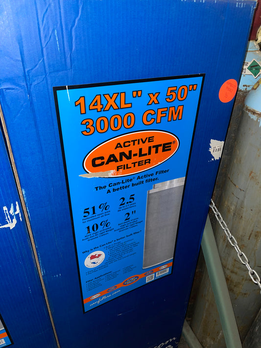 Can-Lite 14XL" x 50" 3000cfm Carbon Filter